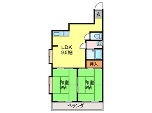 ファ－ストプラザの物件間取画像